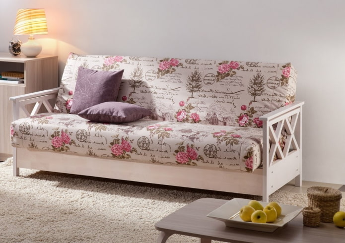 раскладной диван в стиле прованс