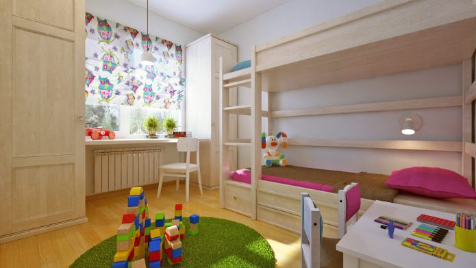 детский сад в двухкомнатной квартире