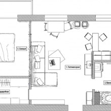 Дизайн интерьера однокомнатной квартиры 47 кв.м.-19
