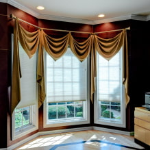 Дизайн комнаты с золотыми шторами: выбор тканей, сочетания, виды штор, 70 фото-2
