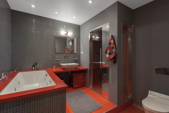 дизайн ванной комнаты в интерьере квартиры 100 кв
