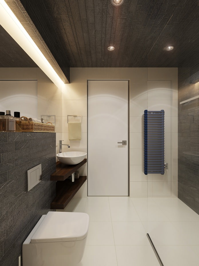 дизайн ванной в однокомнатной квартире