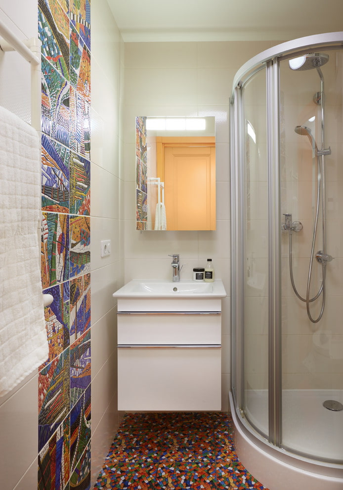 дизайн ванной комнаты в интерьере квартиры 35 квадратов