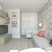 Дизайн квартиры 36 кв м - зонирование, идеи обустройства, фото в интерьере-0