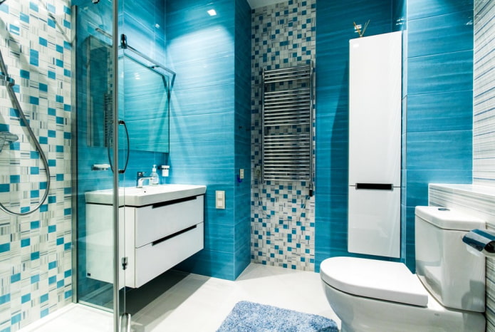 дизайн ванной комнаты в интерьере квартиры 70 кв