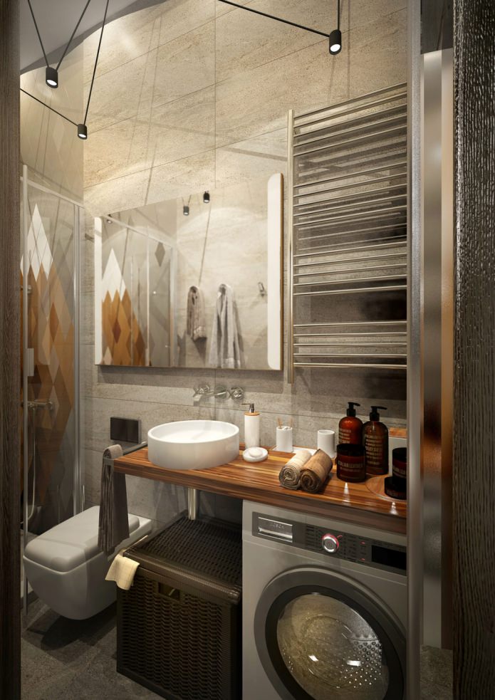 ванная комната в дизайне маленькой квартиры 15 кв м.