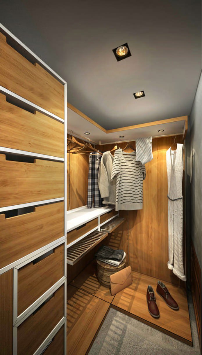 шкаф-купе в дизайне маленькой квартиры 15 кв м.