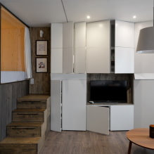 Дизайн квартиры-студии 20 кв м - фото интерьера, выбор цвета, освещения, идеи обустройства-6