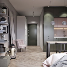 Дизайн квартиры-студии 30 кв м - фото интерьера, идеи расстановки мебели, освещения-0