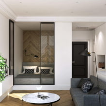 Дизайн квартиры-студии 30 кв м - фото интерьера, идеи расстановки мебели, освещения-4