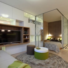 Дизайн квартиры-студии 30 кв м - фото интерьера, идеи расстановки мебели, освещения-2