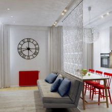 Дизайн квартиры-студии 30 кв м - фото интерьера, идеи расстановки мебели, освещения-5