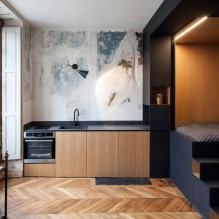 Дизайн маленькой квартиры-студии 18 кв м — фото интерьера, идеи обустройства-5