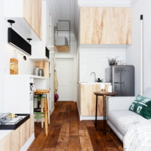 Дизайн маленькой квартиры-студии 18 кв м — фото интерьера, идеи обустройства-1