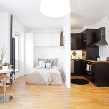 Дизайн однокомнатной квартиры с нишей: фото, планировка, расстановка мебели-2