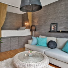 Дизайн однокомнатной квартиры с нишей: фото, планировка, расстановка мебели-5