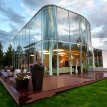 Дома с панорамными окнами: 70 лучших вдохновляющих образов и решений-13