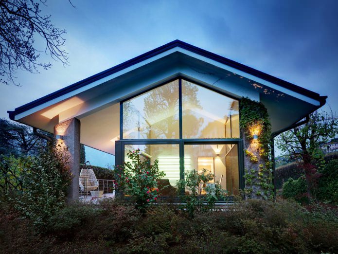 Дома с панорамными окнами: 70 лучших вдохновляющих фото и решений