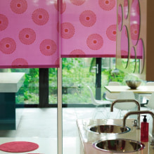 Идеи дизайна розовых штор в интерьере-4