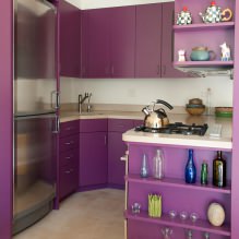 Интерьер в фиолетовых тонах: сочетания, обзор по комнатам, 70 фото-6