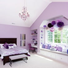 Интерьер в фиолетовых тонах: сочетания, обзор по комнатам, 70 фото-3