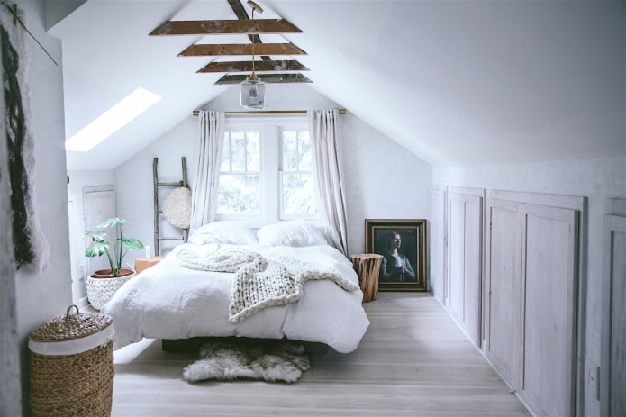 спальня в скандинавском стиле