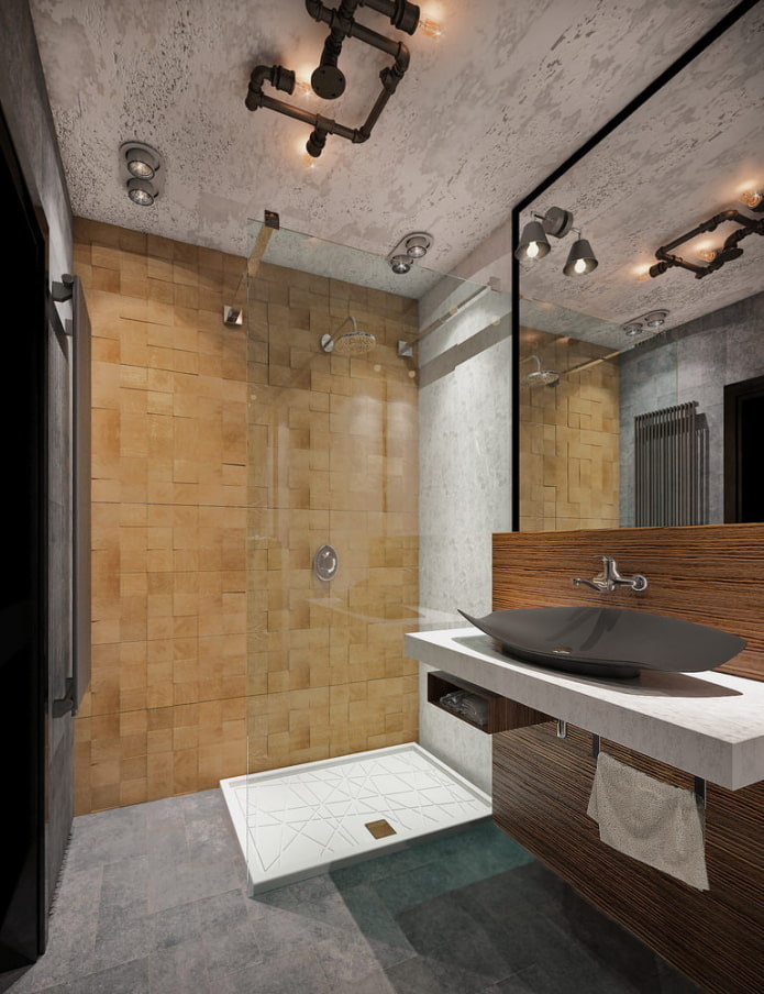 Дизайн ванной комнаты в квартире 48 кв