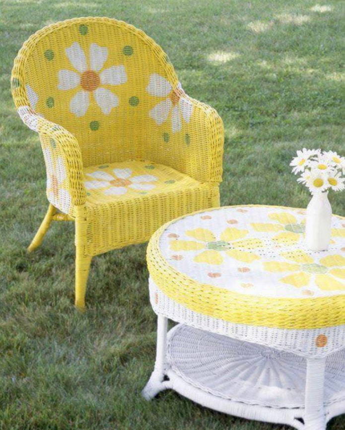 Перекраска стульев и столов