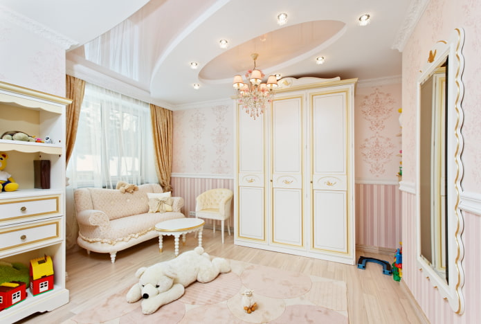 детская комната в классическом стиле