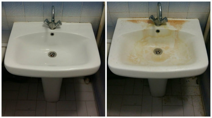 Мыть до и после чистки
