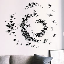 Как украсить стену бабочками?-0