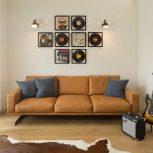 Коричневый диван в интерьере: виды, дизайн, материалы мебели, оттенки, сочетания-0