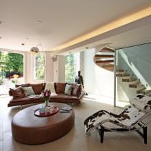 Коричневый диван в интерьере: виды, дизайн, материалы мебели, оттенки, сочетания-2
