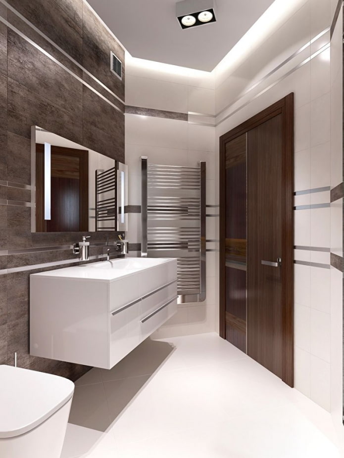 дизайн ванной комнаты в интерьере квартиры 40 квадратов