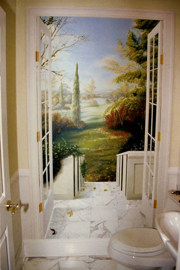 фреска в ванной