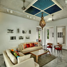 Оригинальный потолок в интерьере: идеи дизайна, фото, стили, необычная подсветка-3