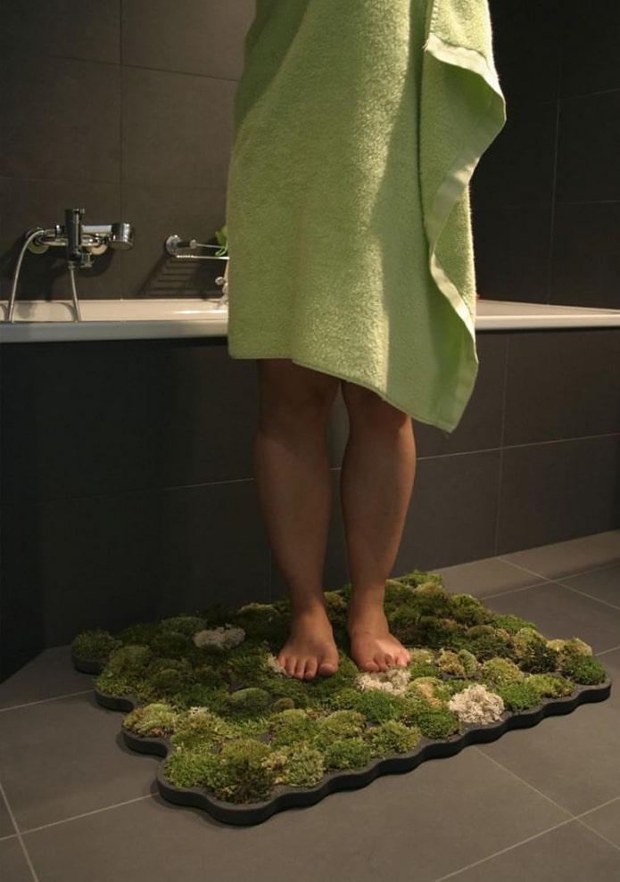 необычный коврик для ванной