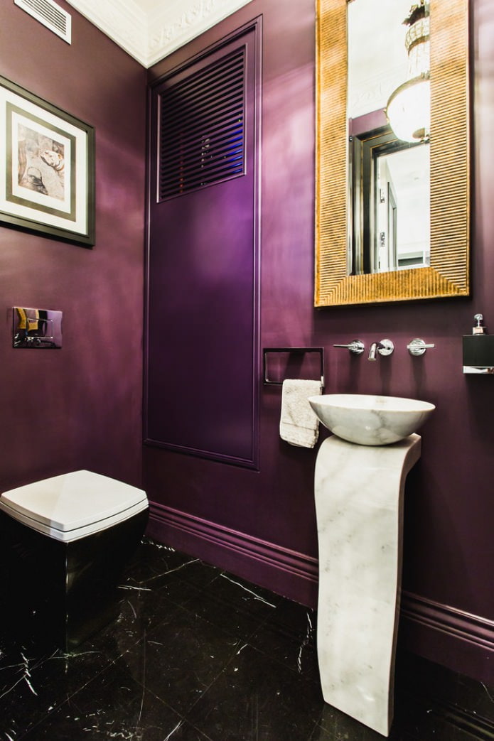 фиолетовая краска для ванной