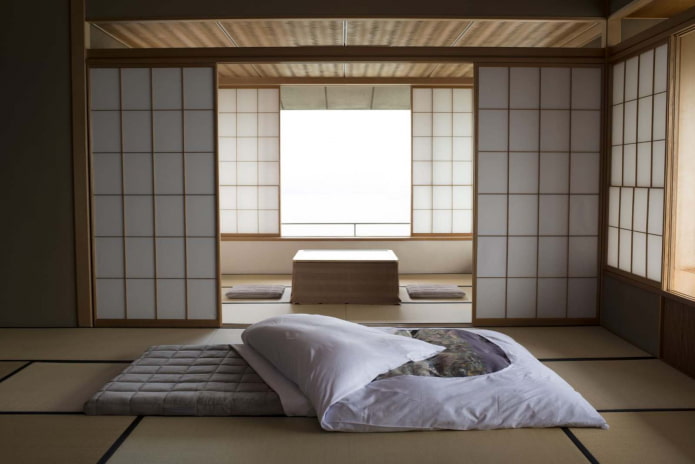 японская спальня