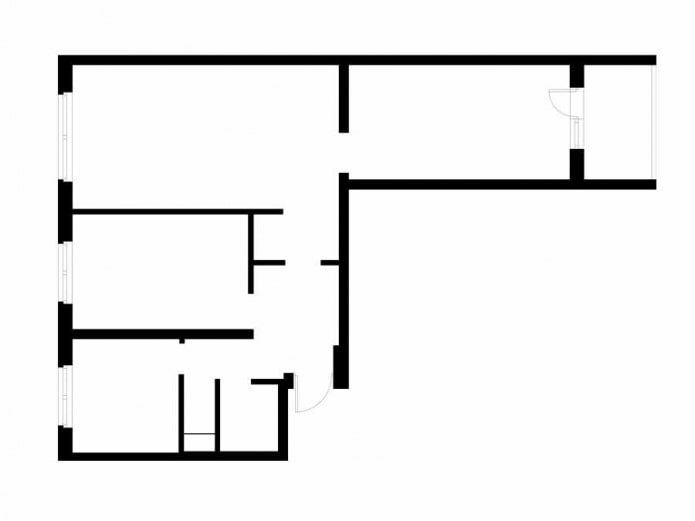 Планировка трехкомнатной квартиры 60 кв м в доме типовой серии II-49