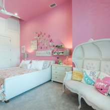 Интерьер розовой комнаты: сочетание, выбор стиля, отделки, мебели, штор и декора-2