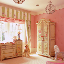 Интерьер розовой комнаты: сочетание, выбор стиля, отделки, мебели, штор и декора-4