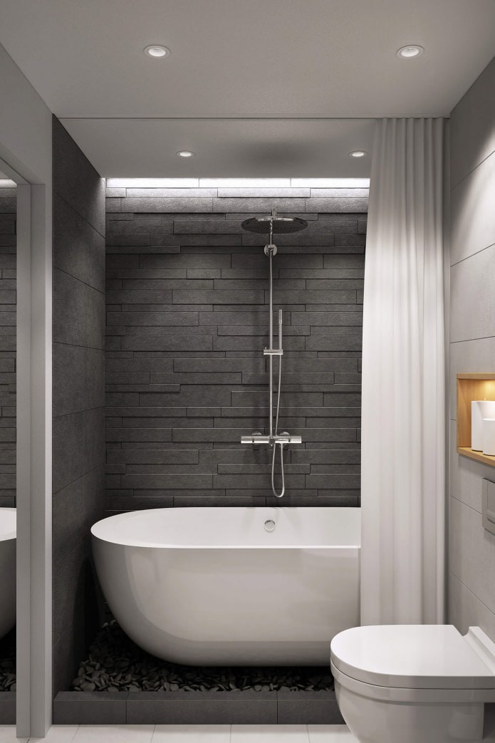 современный дизайн ванной комнаты 4,7 кв.м.
