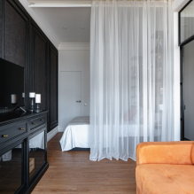 Спальня и гостиная в одной комнате: примеры зонирования и дизайна 6