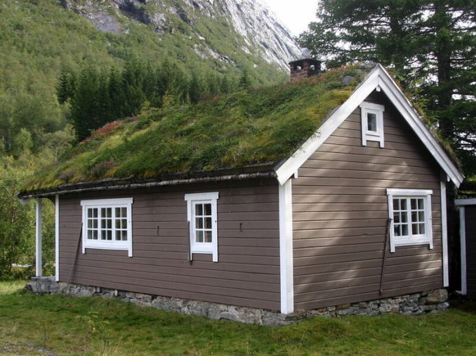 отделка крыши дома в скандинавском стиле