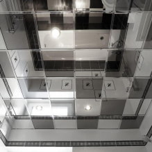 Зеркальные потолки в интерьере — дизайнерские идеи натяжных и подвесных конструкций-6