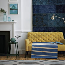 Желтый диван в интерьере: виды, формы, материалы мебели, дизайн, оттенки, сочетания-1